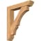 Ekena Millwork Balboa Slat Smooth Bracket w/ Offset Brace, Western Red Cedar, 5 1/2"W x 26"D x 30"H BKT0604X26X30BOA06SWR - alternate 1